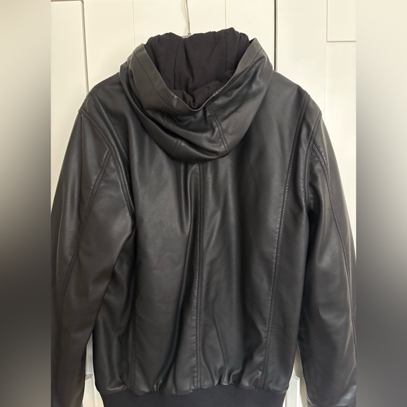 I.N.C. Men's Regular-Fit Faux-Leather Bomber Jacket - Picture 9 of 9